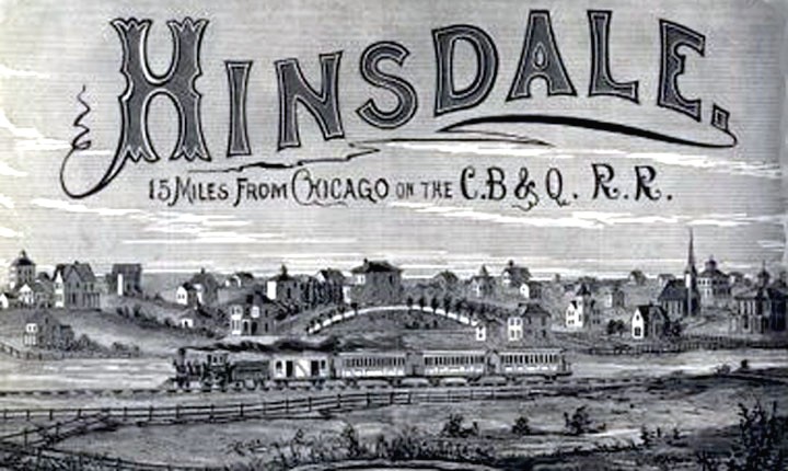 Hinsdale engraved