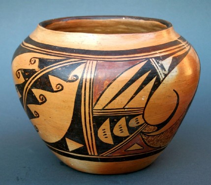 Large Hopi Olla w/ Polacca Motifs