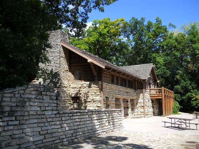 The Visitor's Center of nearby Fullersburg Park, off Spring Rd., in Oak Brook, IL