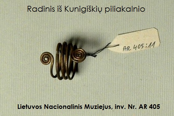 The AR 405:11 artifact - 3rd century twin spiral ring