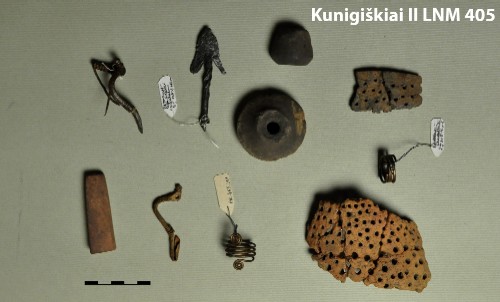 Radiniai iš Kunigiškių piliakalnio - Lietuvos nacionalinis muziejus, inv. Nr. AR 405