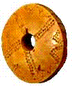 Sauls Rẽtis ( Amber Solar Halo-Wheel ) = Linear B ideogram 243