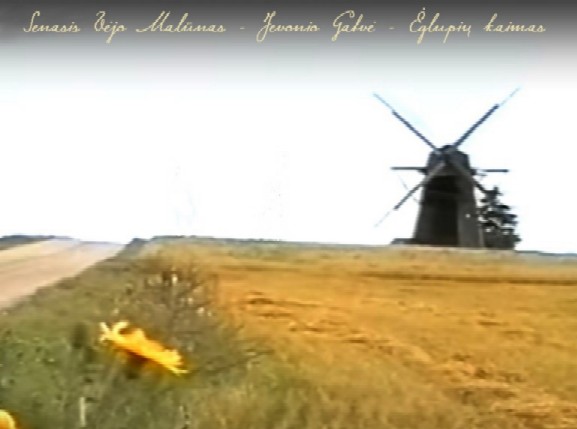 Windmill in Ėglupiai - vėjo malūnas Eglupiuose